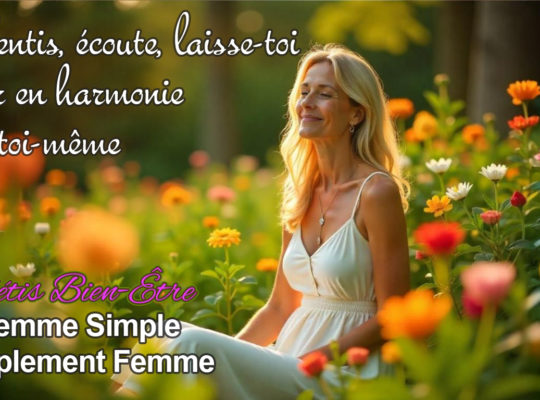 Devenir une source de vibration positive - femme simple simplement femme