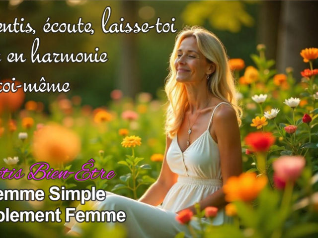 Devenir une source de vibration positive - femme simple simplement femme